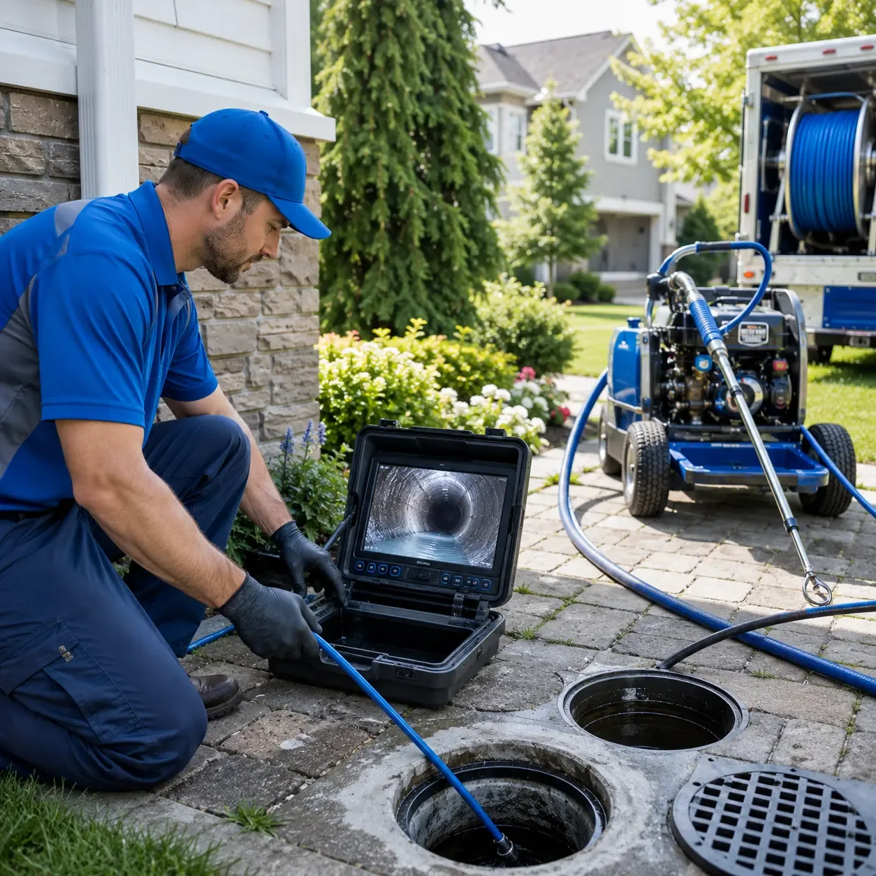 Outdoor drain cleaning professionals serving Lee Center, IL